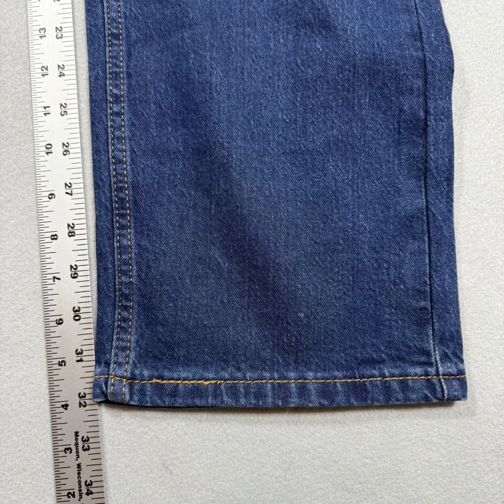 Levis 505 Regular Fit‎ Straight Leg Blue Denim Jeans Mens 36x32 Indigo NWT